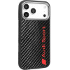 Audi Case R8 Carbon Fiber Magsafe For Iphone 17 Pro Max Black - (AUS-TPUPCMIP17PM-R8/D2-BK)