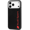 Audi Case R8 Carbon Fiber Magsafe For Iphone 17 Pro Max Black - (AUS-TPUPCMIP17PM-R8/D2-BK)