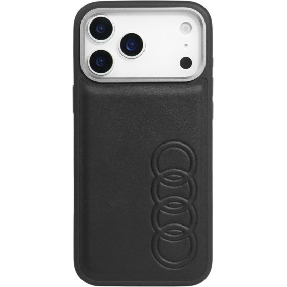 Audi Case Tt Synthetic Leather Magsafe For Iphone 17 Pro Max Black - (AU-TPUPCIP17PM-TT/D1-BK)
