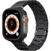 Pitaka Band Carbon Fiber Modern For Apple Watch 1/2/3/4/5/6/7/8/9/10/SE/Ultra/Ultra2 Black Grey - (AWB2307)