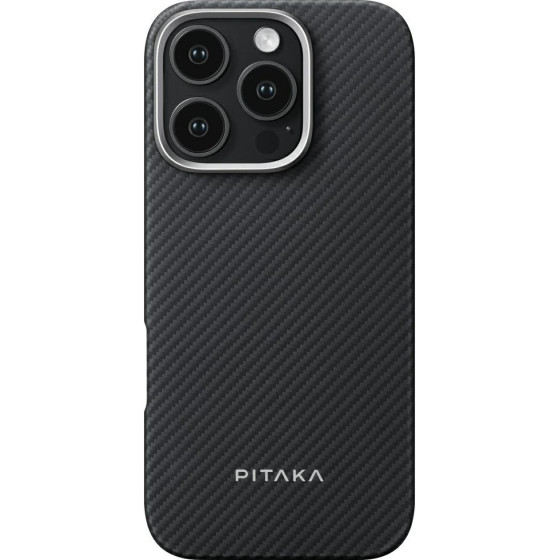 Pitaka Case Ultra-Slim Magsafe For Iphone 16 Pro Max Black Grey - (KI1601PMA)