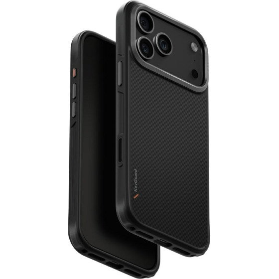UNIQ Keva Case For Iphone 17 Pro Max Magclick Charging Black - (UNIQ-IP6.9P(2025)-KEVAMCBLK)