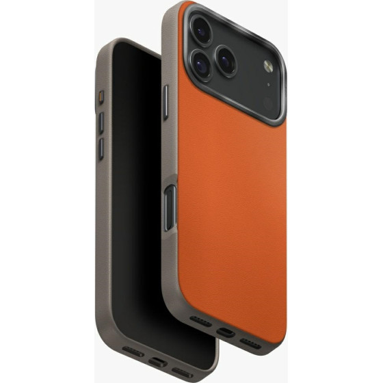 UNIQ Lyden Ds Case For Iphone 17 Pro Max Magclick Charging Orange/Gray - (UNIQ-IP6.9P(2025)-LDSFORGFGRY)