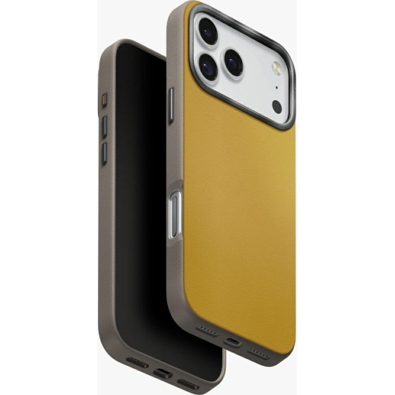 UNIQ Lyden Ds Case For Iphone 17 Pro Max Magclick Charging Yellow/Gray - (UNIQ-IP6.9P(2025)-LDSCYELFGRY)
