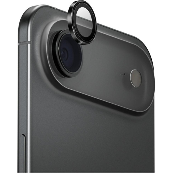 UNIQ Optix Aluminum Camera Lens Protector For Iphone 17 Air With Applicator, Black - (UNIQ-IP6.6(2025)-ALENSEBLK)