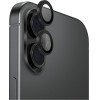 UNIQ Optix Aluminum Camera Lens Protector For Iphone 17 With Applicator, Black - (UNIQ-IP6.3(2025)-ALENSBLK)