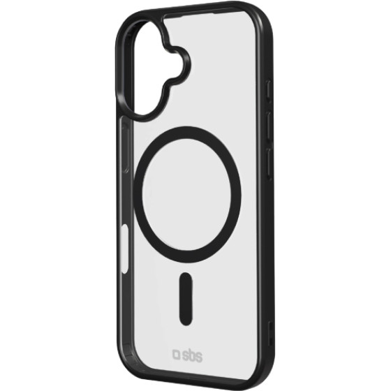 SBS Mag Frame Iphone 17 Black Backcover - (MAGCOLIP1763K)