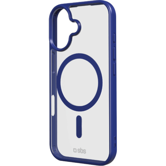 SBS Mag Frame Iphone 17 Blue Backcover - (MAGCOLIP1763B)