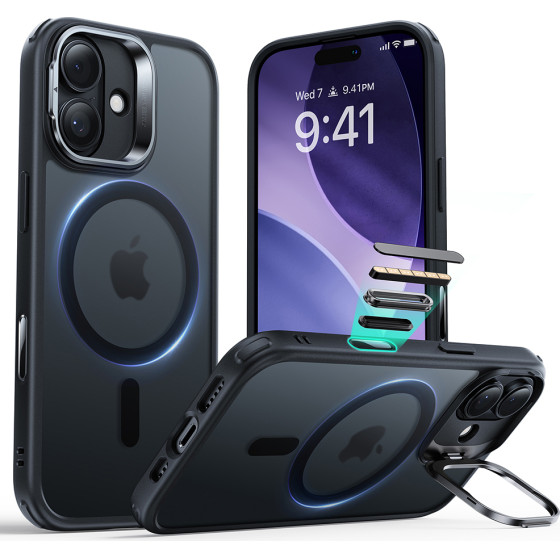 ESR - Classic Hybrid Halolock Kickstand - Iphone 17 - Frosted Black