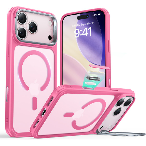 ESR - Classic Hybrid Halolock Kickstand - Iphone 17 Pro - Frosted Pink
