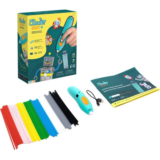 3Doodler Start Plus 3D pen 0.77 mm Turquoise, Yellow - (SPLUS)