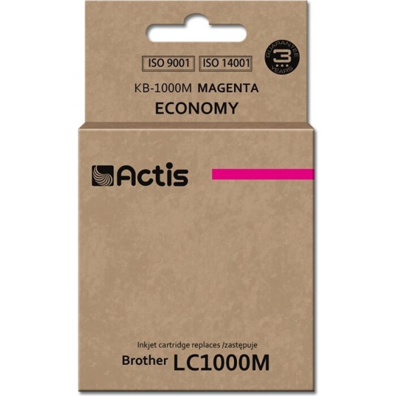 ACTIS Ink (replacement for Brother LC1000M/LC970M; Standard; 36 ml; magenta) - (KB-1000M)