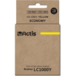 ACTIS Ink (replacement for Brother LC1000Y/LC970Y; Standard; 36 ml; yellow) - (KB-1000Y)