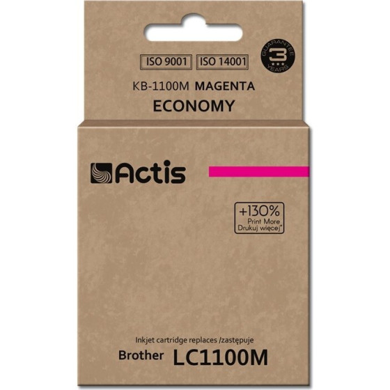 ACTIS Ink (replacement for Brother LC1100M/980M; Standard; 19 ml; magenta) - (KB-1100M)