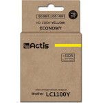ACTIS Ink (replacement for Brother LC1100Y/980Y; Standard; 19 ml; yellow) - (KB-1100Y)