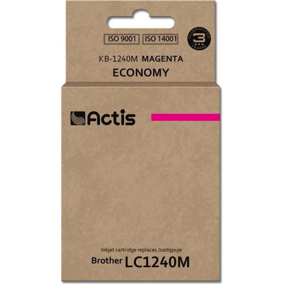 ACTIS Ink (replacement for Brother LC1240M/LC1220M; Standard; 19 ml; magenta) - (KB-1240M)