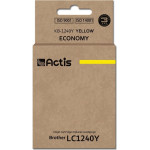 ACTIS Ink (replacement for Brother LC1240Y/LC1220Y; Standard; 19 ml; yellow) - (KB-1240Y)