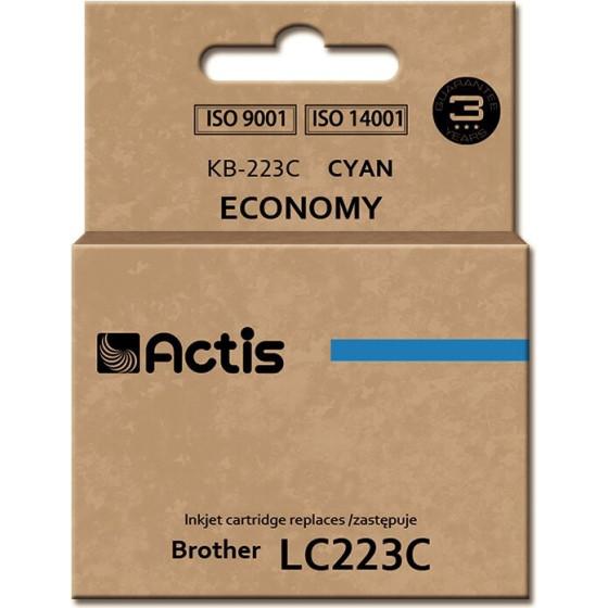 ACTIS ink (replacement for Brother LC223C; Standard; 10 ml; cyan) - (KB-223C)