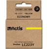ACTIS ink (replacement for Brother LC223Y; Standard; 10 ml; yellow) - (KB-223Y)