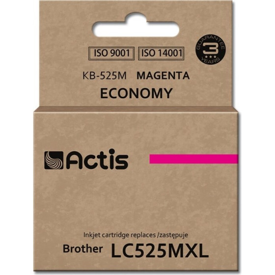 ACTIS Ink (replacement for Brother LC525M; Standard; 15 ml; magenta) - (KB-525M)