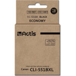 ACTIS Ink (replacement for Canon CLI-551BK; Standard; 12 ml; black) - (KC-551Bk)