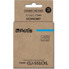 ACTIS Ink (replacement for Canon CLI-551C; Standard; 12 ml; cyan) - (KC-551C)