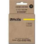 ACTIS Ink (replacement for Canon CLI-551Y; Standard; 12 ml; yellow) - (KC-551Y)