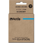 ACTIS Ink (replacement for Canon CLI-571C; Standard; 12 ml; cyan) - (KC-571C)