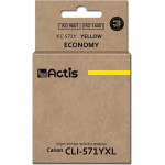 ACTIS Ink (replacement for Canon CLI-571Y; Standard; 12 ml; yellow) - (KC-571Y)