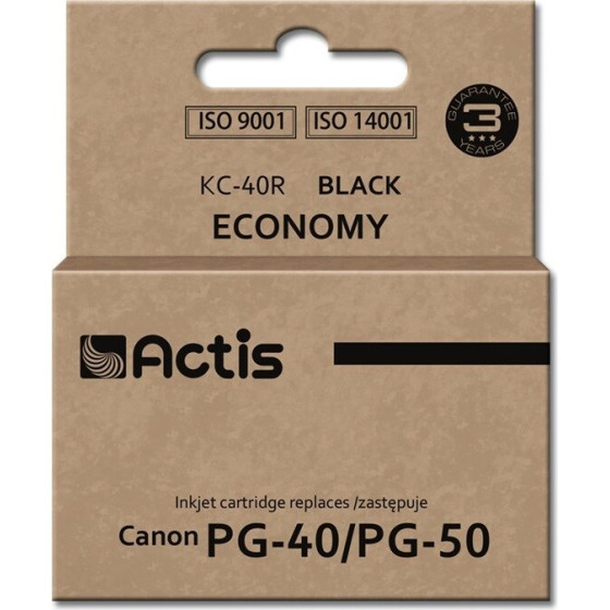 ACTIS Ink (replacement for Canon PG-40/PG-50; Standard; 25 ml; black) - (KC-40R)