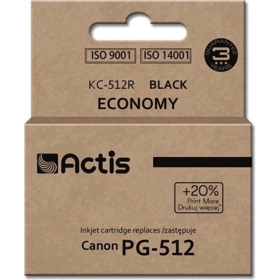 ACTIS ink (replacement for Canon PG-512; Standard; 15 ml; black) - (KC-512R)