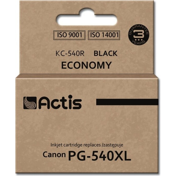 ACTIS Ink (replacement for Canon PG-540XL; Standard; 22 ml; black) - (KC-540R)
