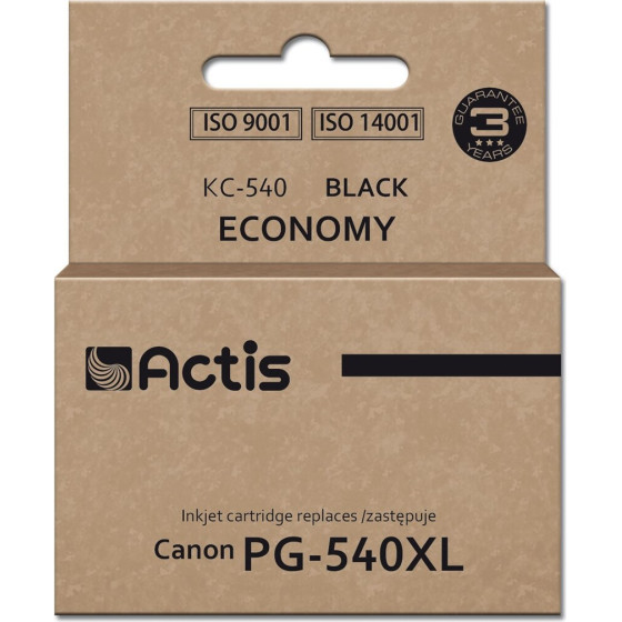 ACTIS Ink (replacement for Canon PG-540XL; Supreme; 22 ml; black). - (KC-540)