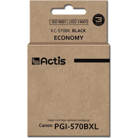 ACTIS Ink (replacement for Canon PGI-570BK; Standard; 22 ml; black) - (KC-570Bk)
