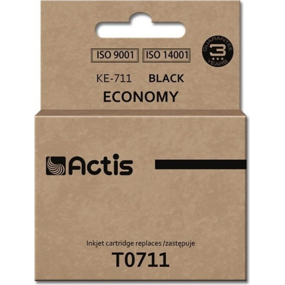 ACTIS Ink (replacement for Epson T0711, T0891, T1001; Standard; 15 ml; black) - (KE-711)
