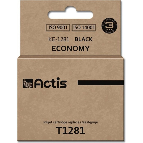 ACTIS Ink (replacement for Epson T1281; Standard; 15 ml; black) - (KE-1281)
