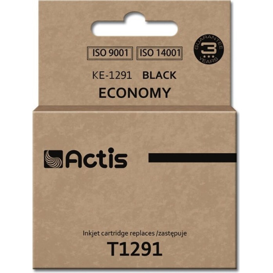 ACTIS Ink (replacement for Epson T1291; Standard; 18 ml; black) - (KE-1291)
