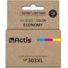 ACTIS Ink (replacement for HP 303XL T6N03AE; Premium; 18ml; 415 pages; color: cyan, magenta, yellow) - (KH-303CR)