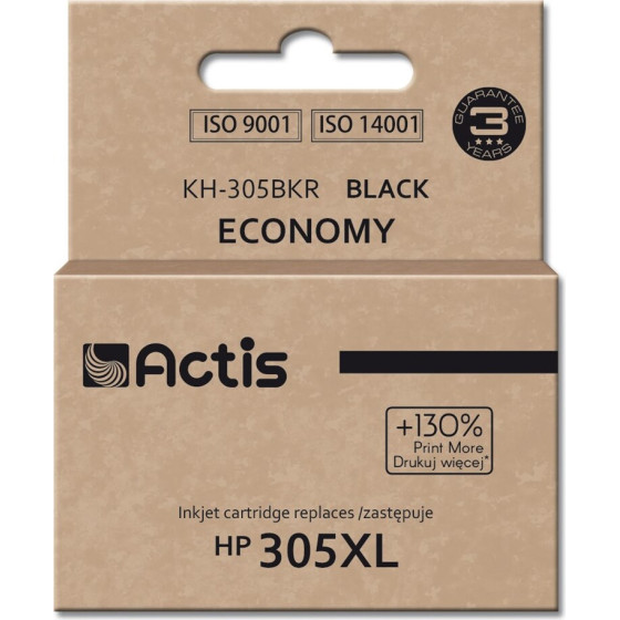 ACTIS Ink (replacement for HP 305XL 3YM62A; Standard; 20 ml; black) - (KH-305BKR)