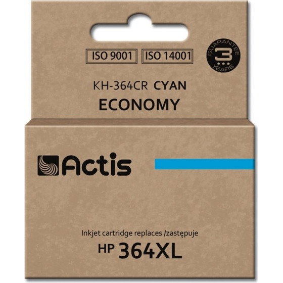 ACTIS Ink (replacement for HP 364XL CB323EE; Standard; 12 ml; cyan) - (KH-364CR)