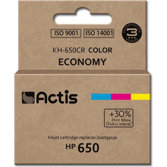 ACTIS ink (replacement for HP 650 CZ102AE; Standard; 9 ml; color) - (KH-650CR)