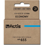 ACTIS ink (replacement for HP 655 CZ110AE; Standard; 12 ml; cyan) - (KH-655CR)