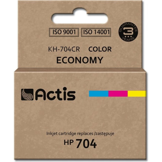 ACTIS ink (replacement for HP 704 CN693AE; Standard; 9 ml; color) - (KH-704CR)