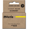ACTIS ink (replacement for HP 655 CZ112AE; Standard; 12 ml; yellow) - (KH-655YR)