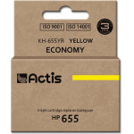 ACTIS ink (replacement for HP 655 CZ112AE; Standard; 12 ml; yellow) - (KH-655YR)