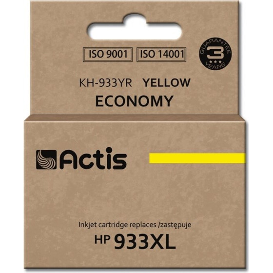 ACTIS ink (replacement for HP 933XL CN056AE; Standard; 13 ml; yellow) - (KH-933YR)