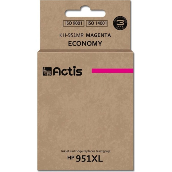 ACTIS ink (replacement for HP 951XL CN047AE; Standard; 25 ml; magenta) - (KH-951MR)