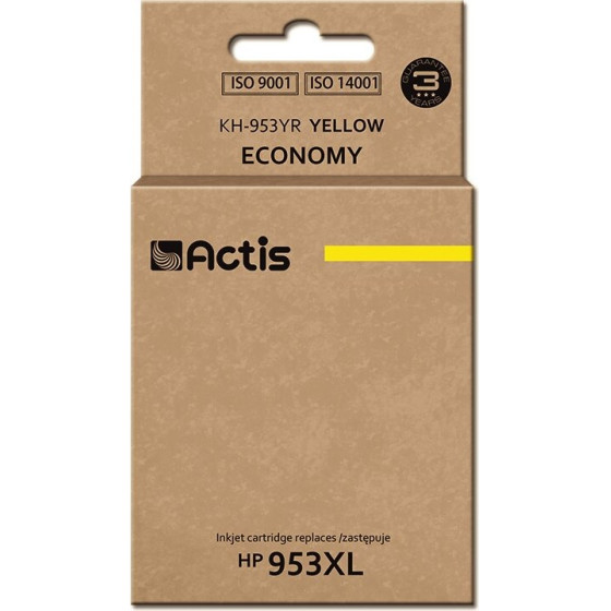 ACTIS ink (replacement for HP 953XL F6U18AE; Premium; 25 ml; yellow) - (KH-953YR)