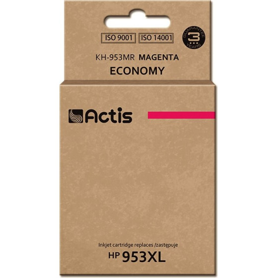 ACTIS ink (replacement for HP 953XL F6U17AE; Standard; 25 ml; magenta) - New Chip - (KH-953MR)
