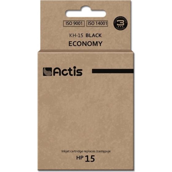 ACTIS Ink (replacement HP 15 C6615N; Standard; 44 ml; black) - (KH-15)